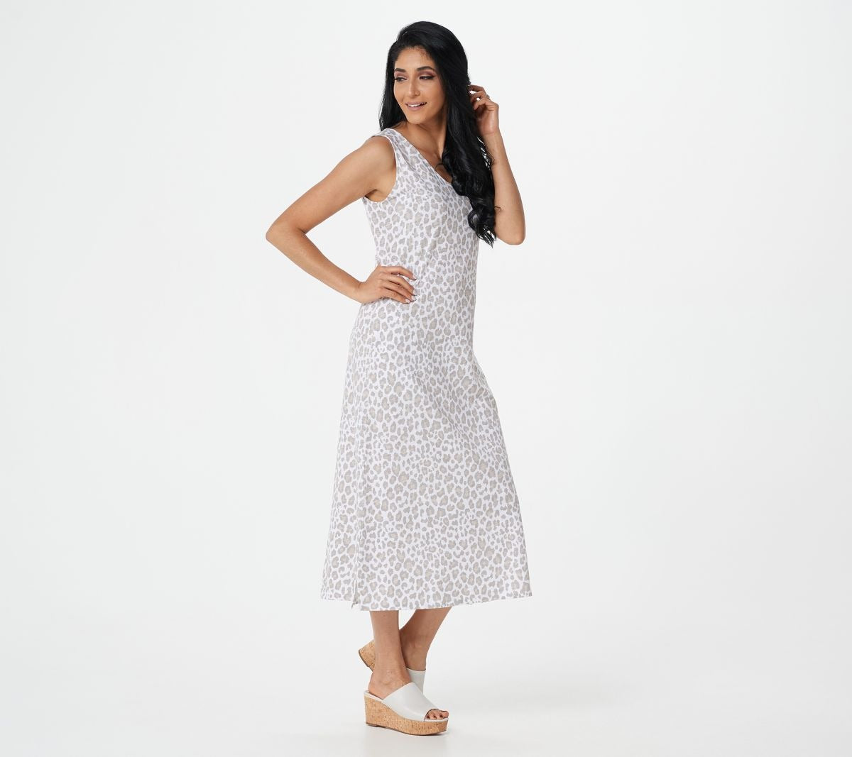 Slub Knit Tank Maxi Dress