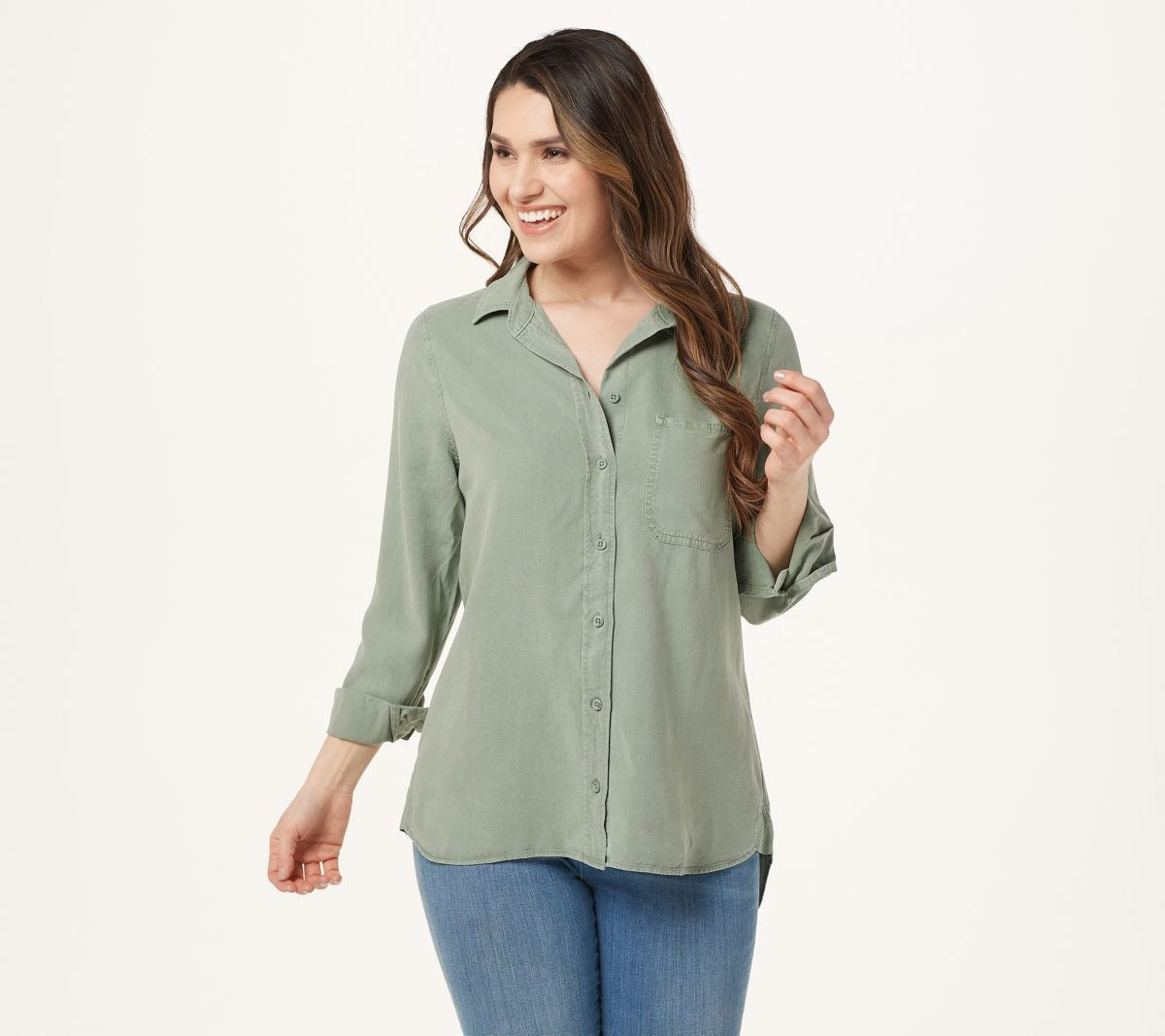 Tencera Button Front Tunic