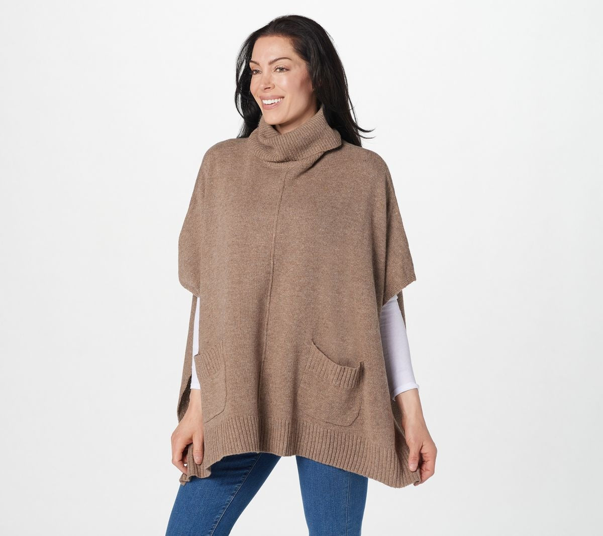Lightweight Knit Poncho