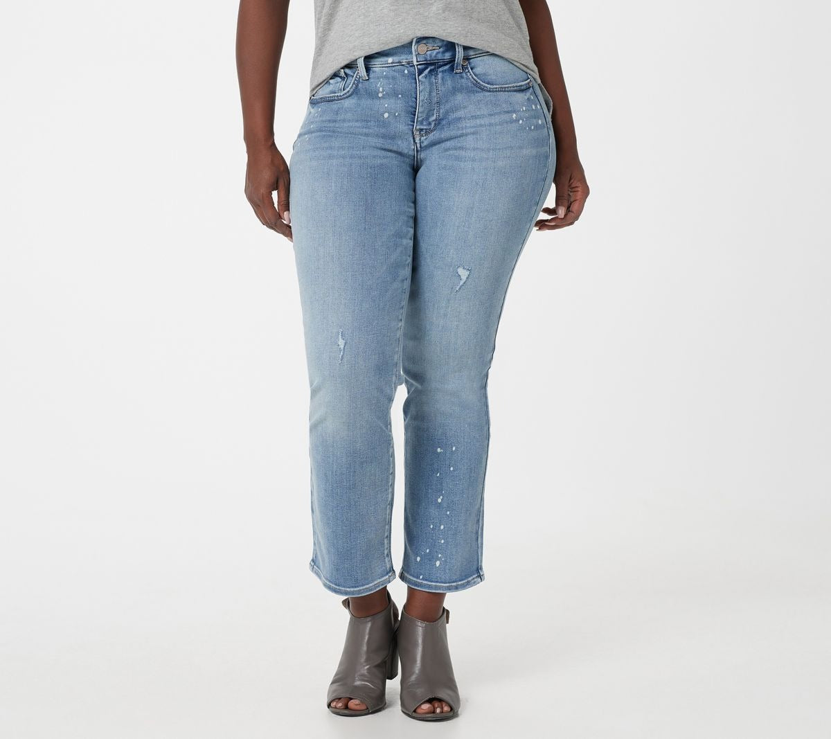 Marilyn Straight Ankle Jeans - Sandspur
