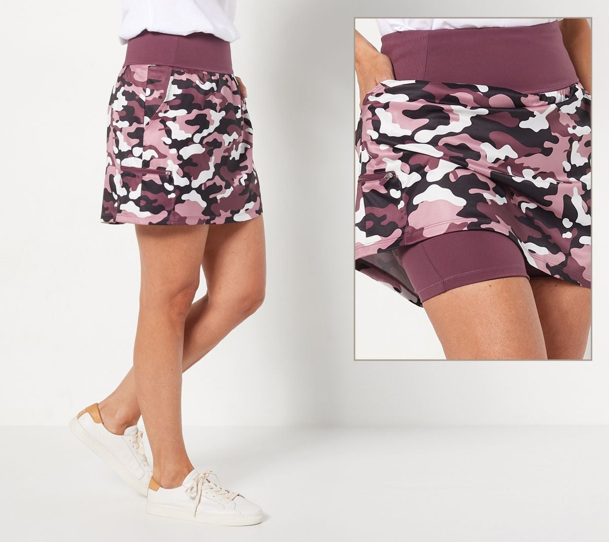 Z-Eco Utility Skort with Pockets