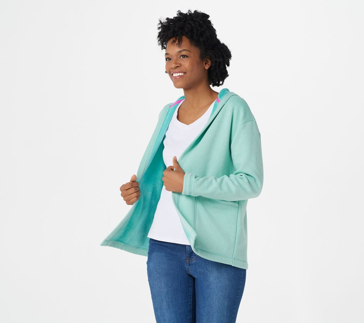 Soho Plush Back Hooded