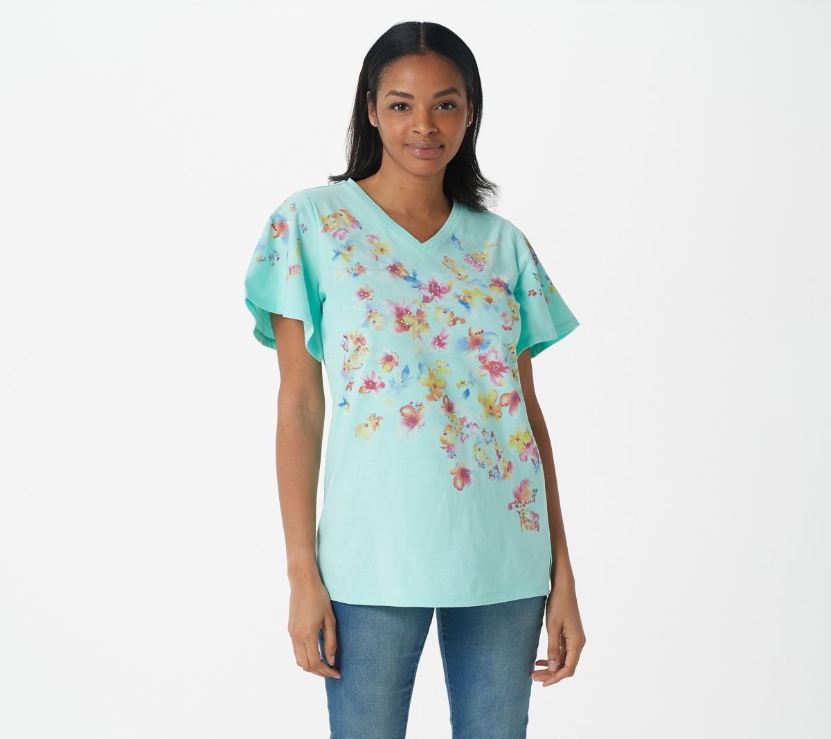 Watercolor Floral Flutter