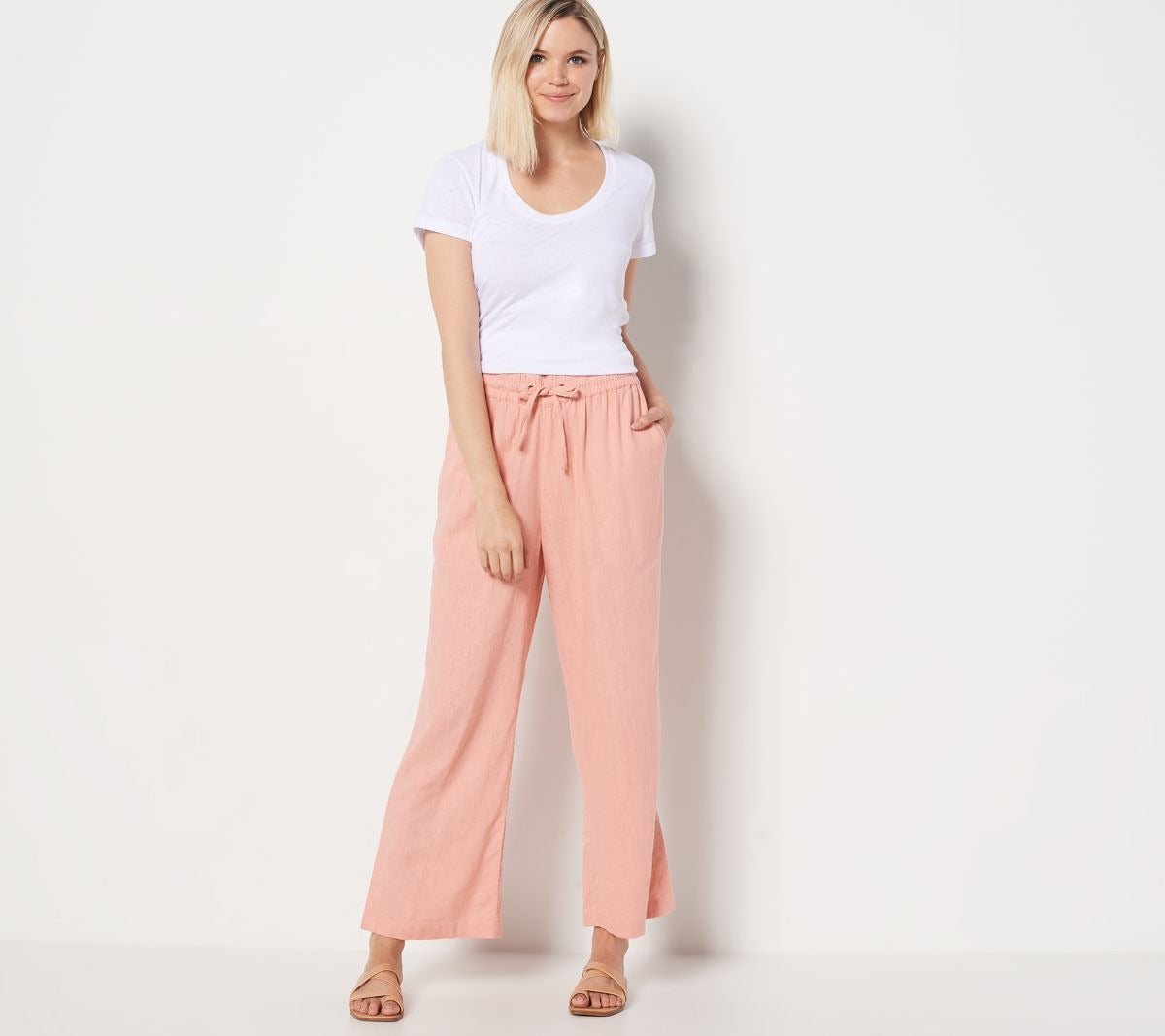 Naturals Petite Linen Blend Ankle