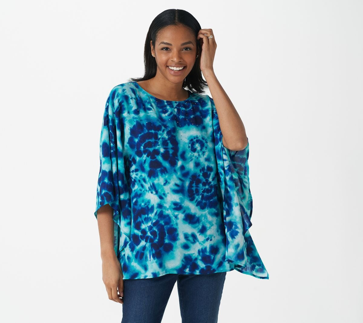 Printed Caftan Top