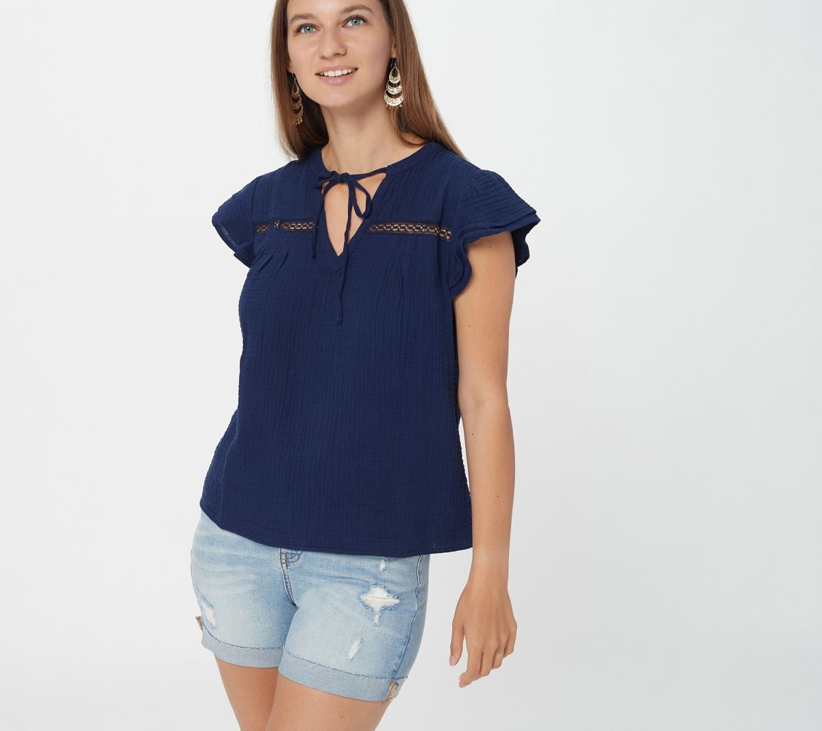Cotton Gauze Top