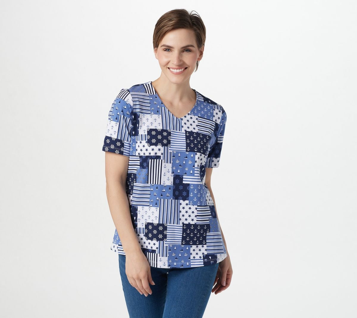 Printed Americana Perfect Jersey