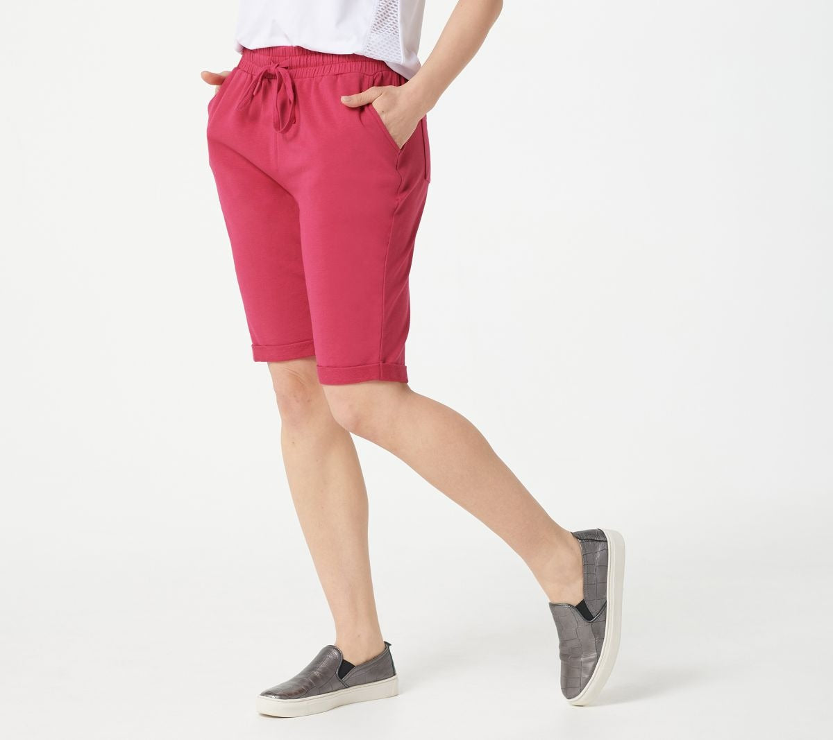 Z-Knit Cuffed Bermuda Shorts