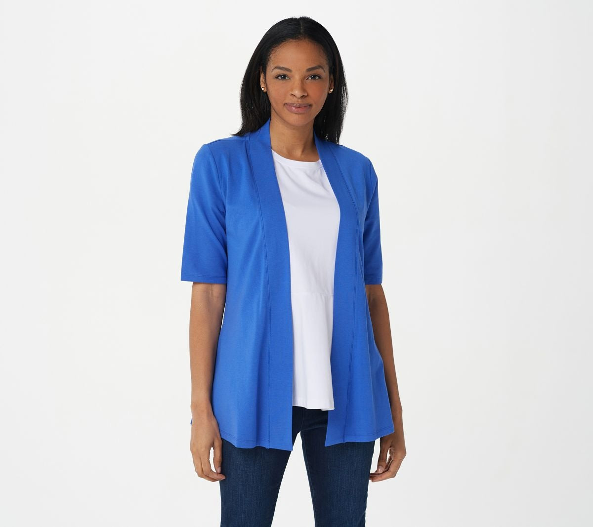 Peplum Back Cardigan