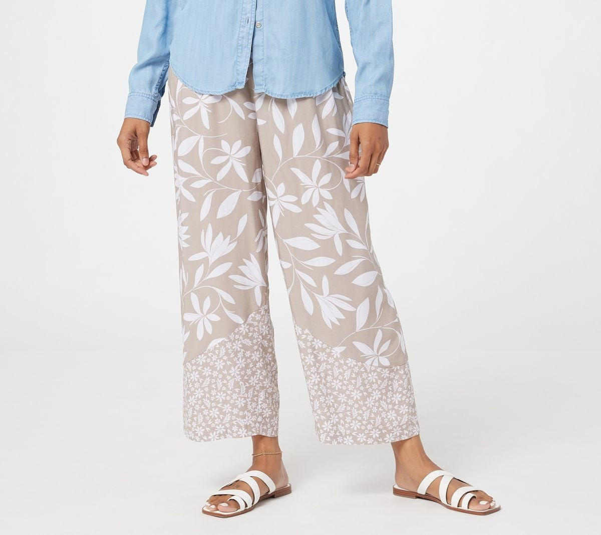 Printed Woven Wide-Leg