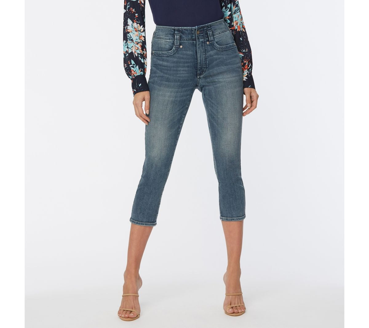 Ami Capri Jeans with Cool Embrace- Clean