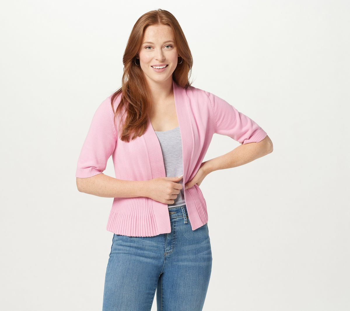 Flutter Hem Swing Cardigan
