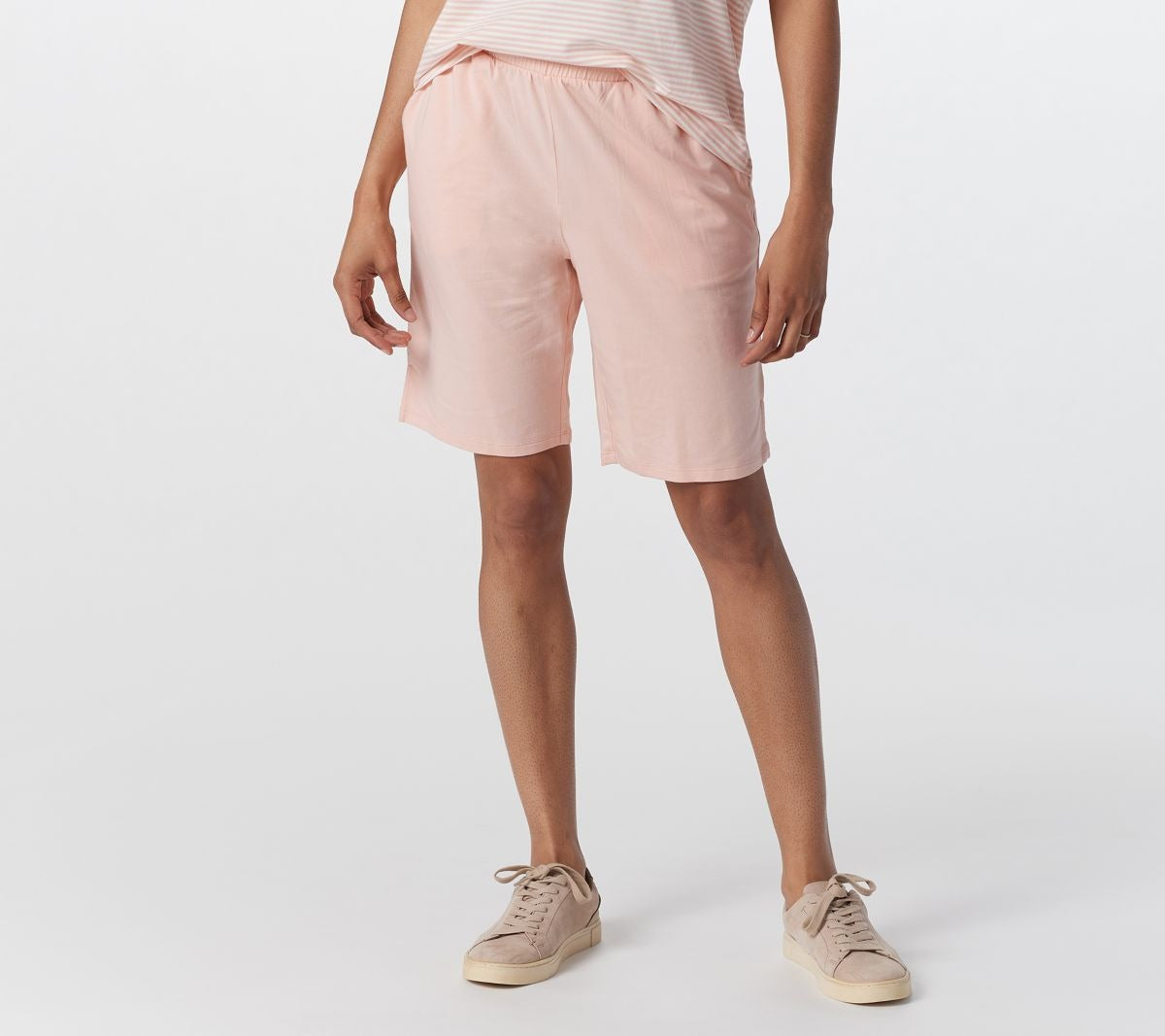 Cozy Knit Luxe Feeder Stripe Bermuda