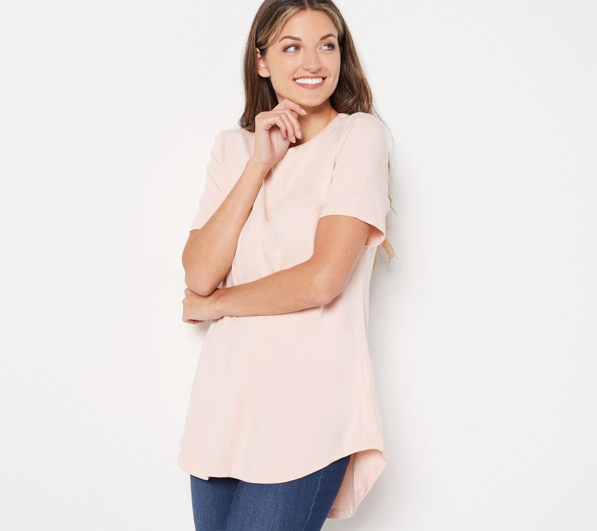 Essentials Petite Short-Sleeve