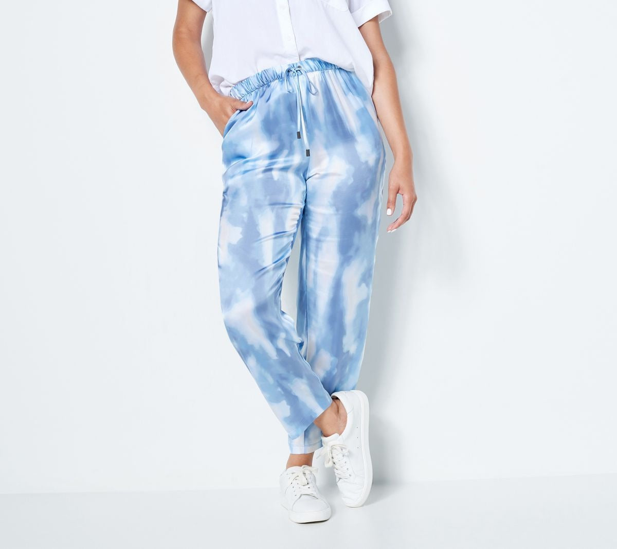 Printed Charmeuse Pull-On