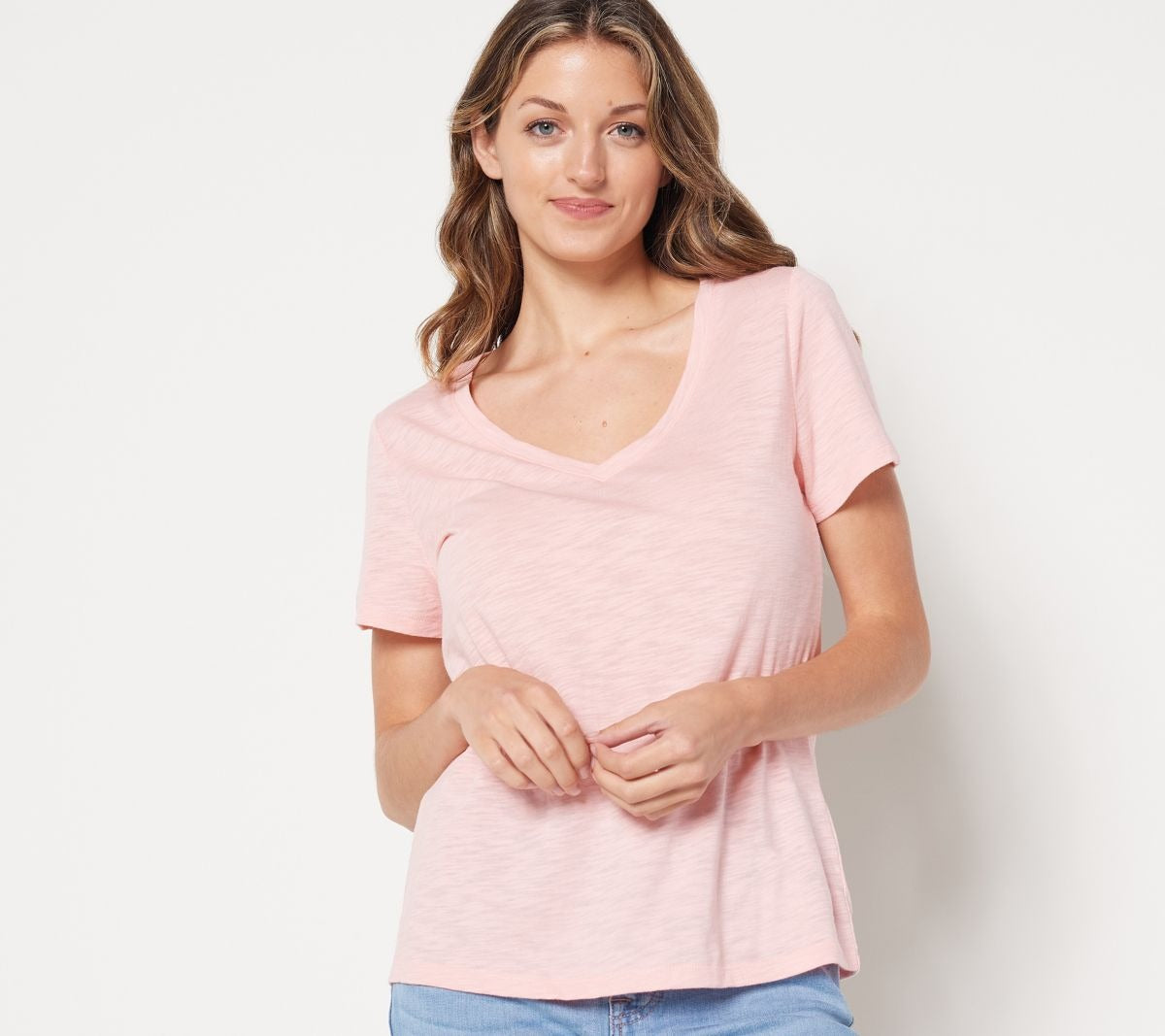 V-Neck Basic Tee