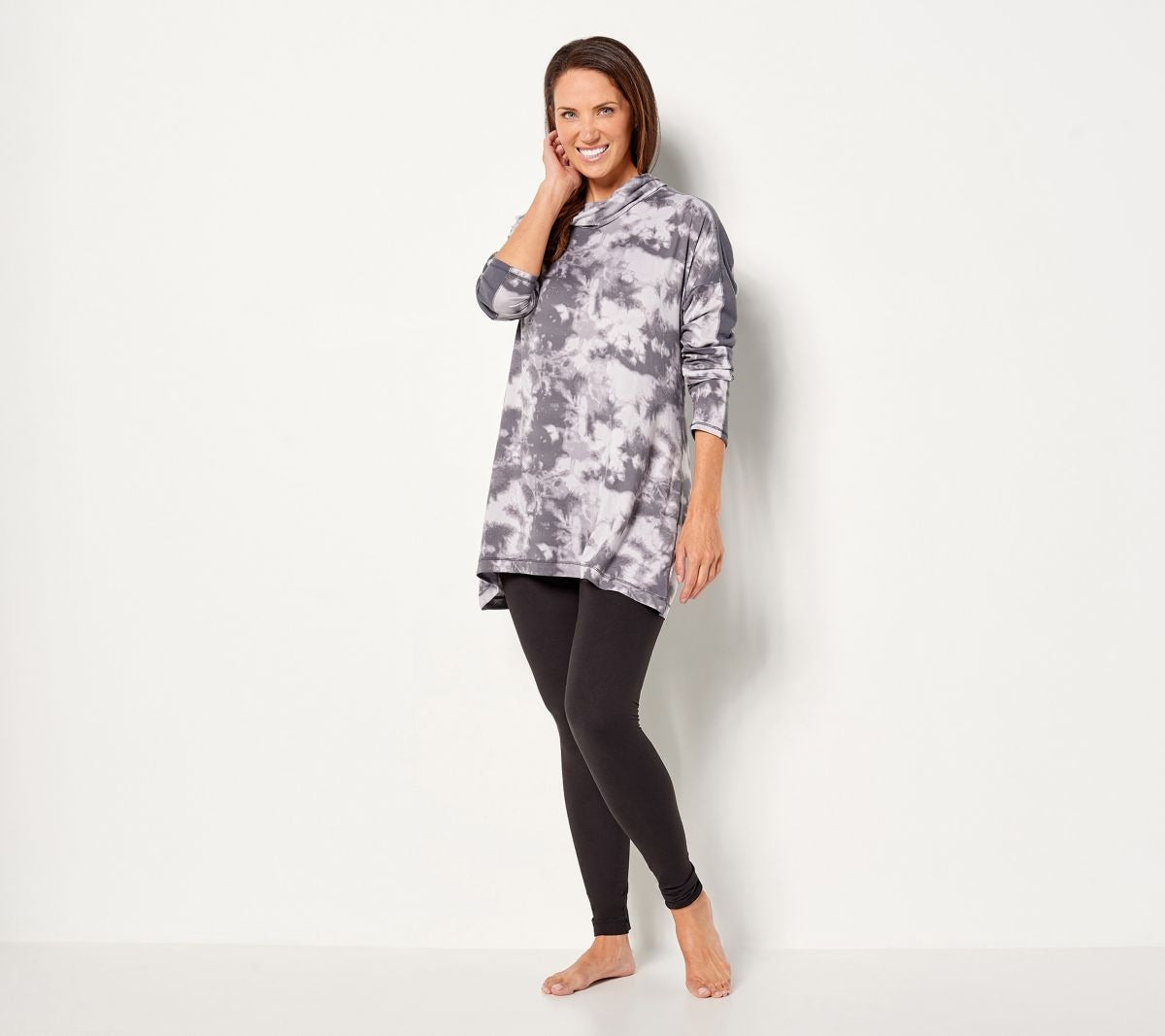 Feather Soft Cowl Neck