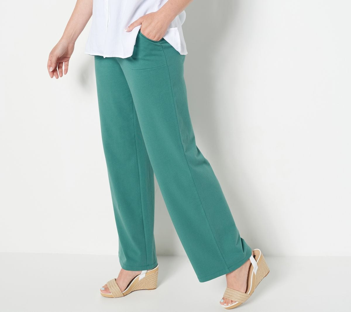 Active French Terry Pull-On Wide