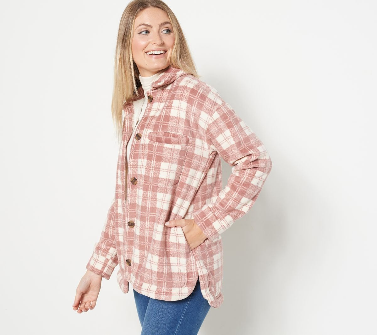 Fleecewear Bonded Sherpa Shacket