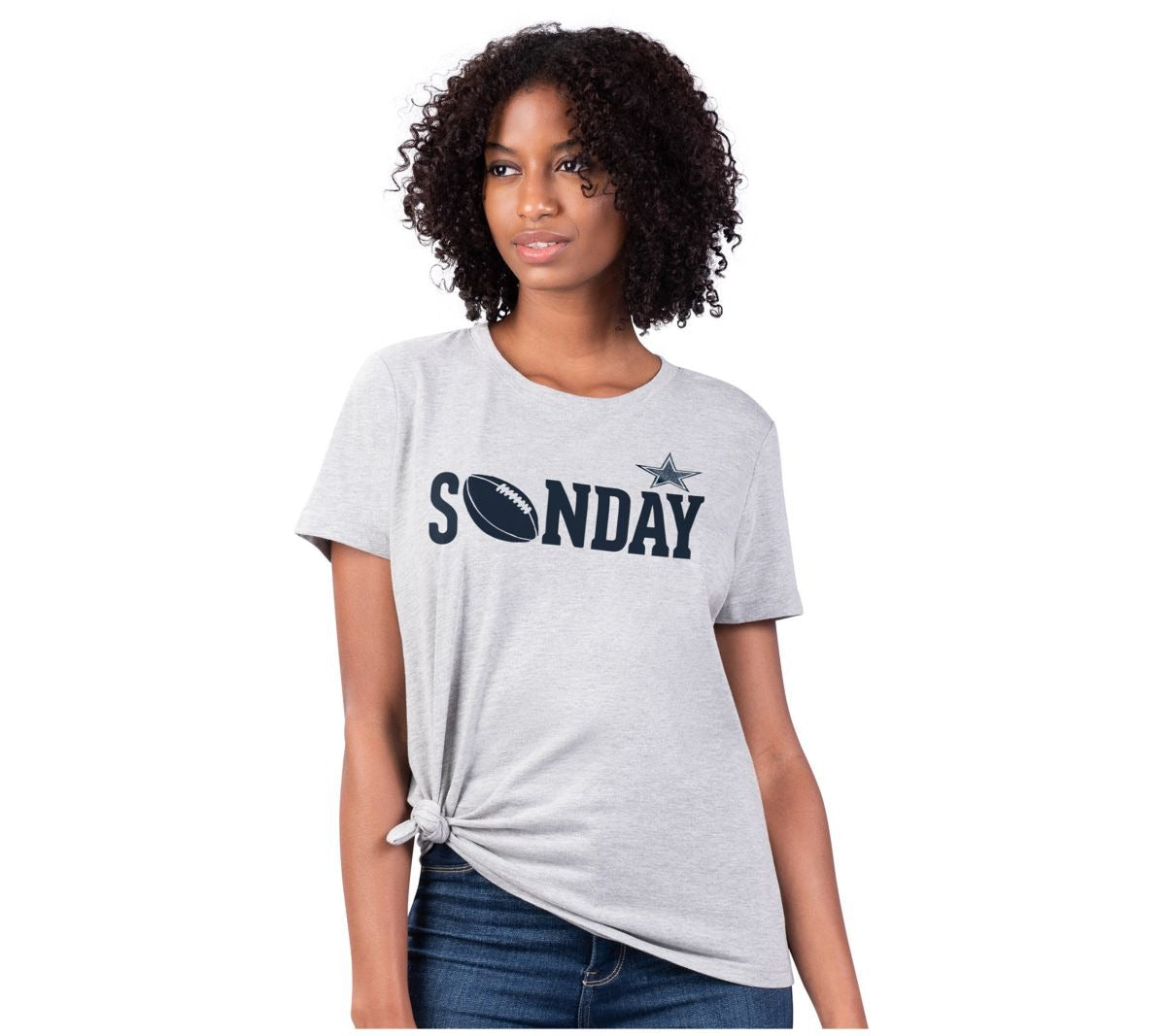 Dallas Women's HeatheredBoatneck Tee