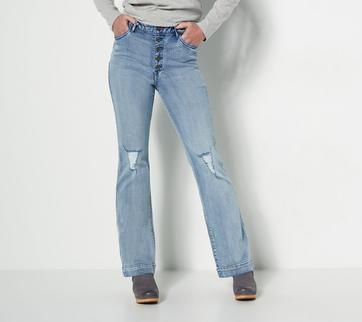 Flare Cut Fall Jeans