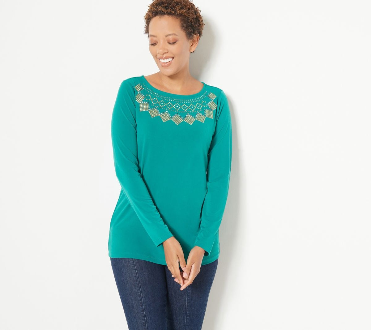 Artisan Liquid Knit Embellished