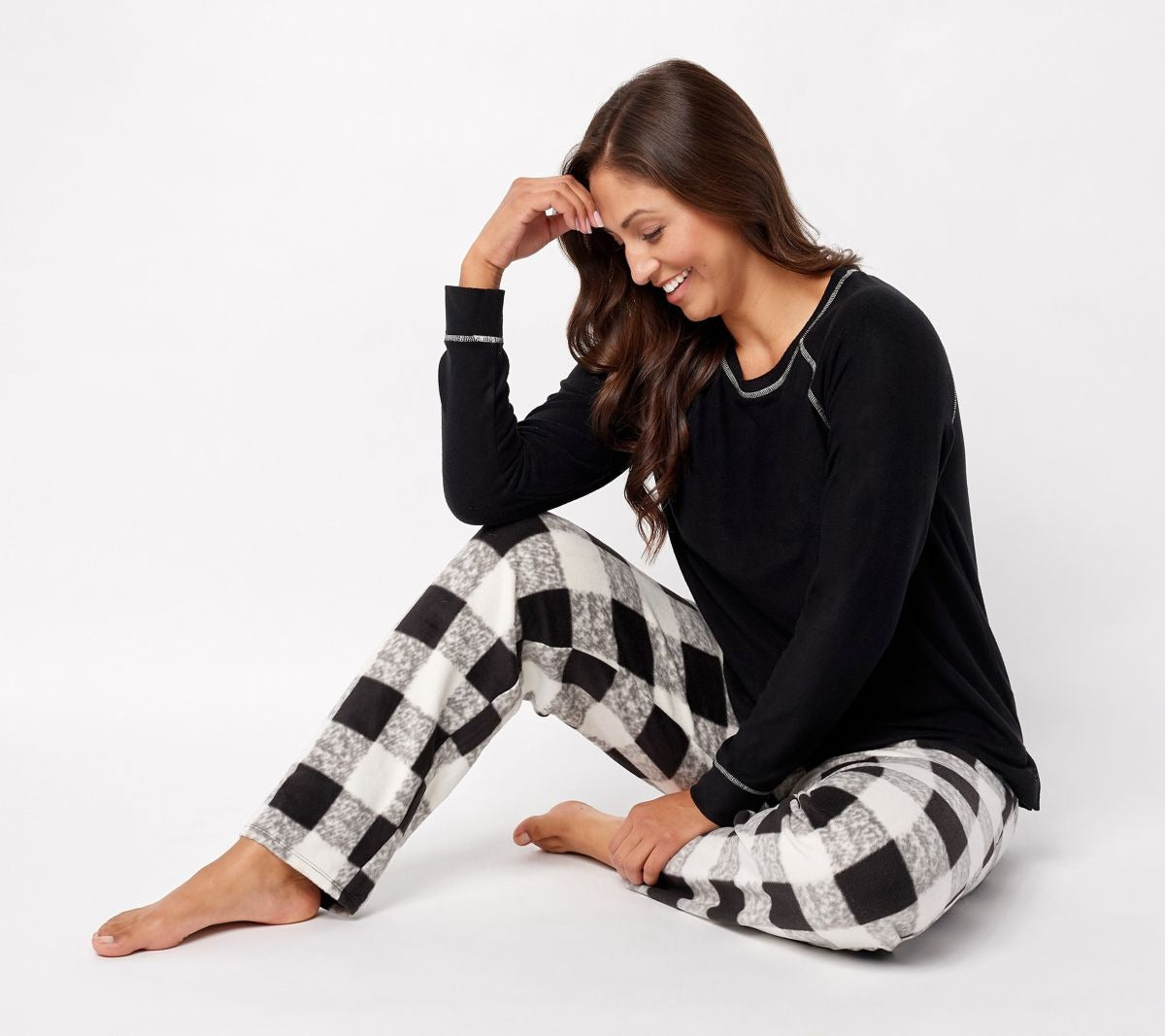 Fleecewear with Stretch Pajama Set