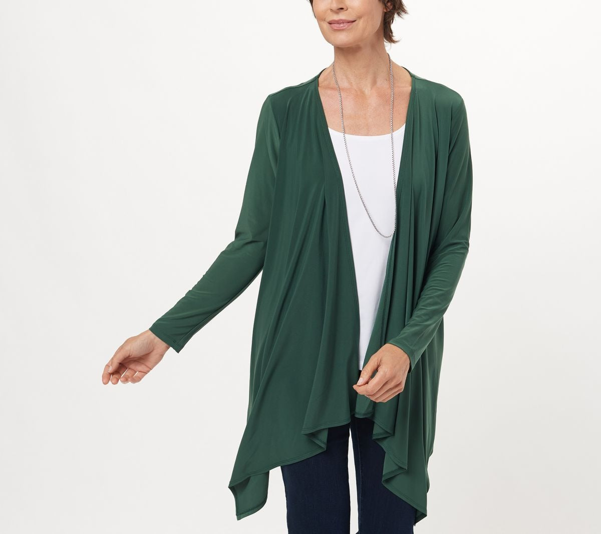 Como Jersey Drape Front Knit