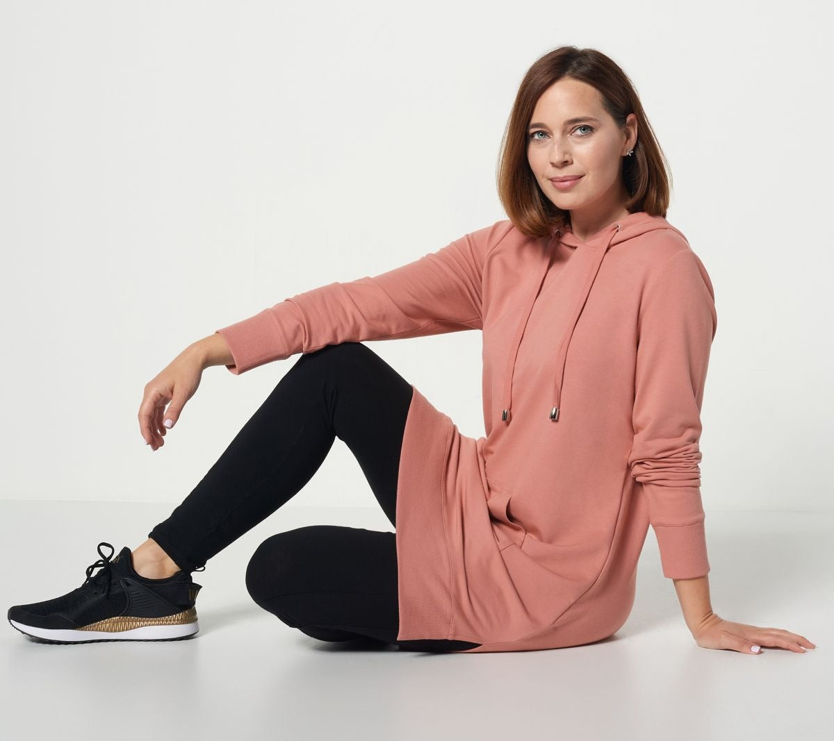 Active Regular French Terry Hooded