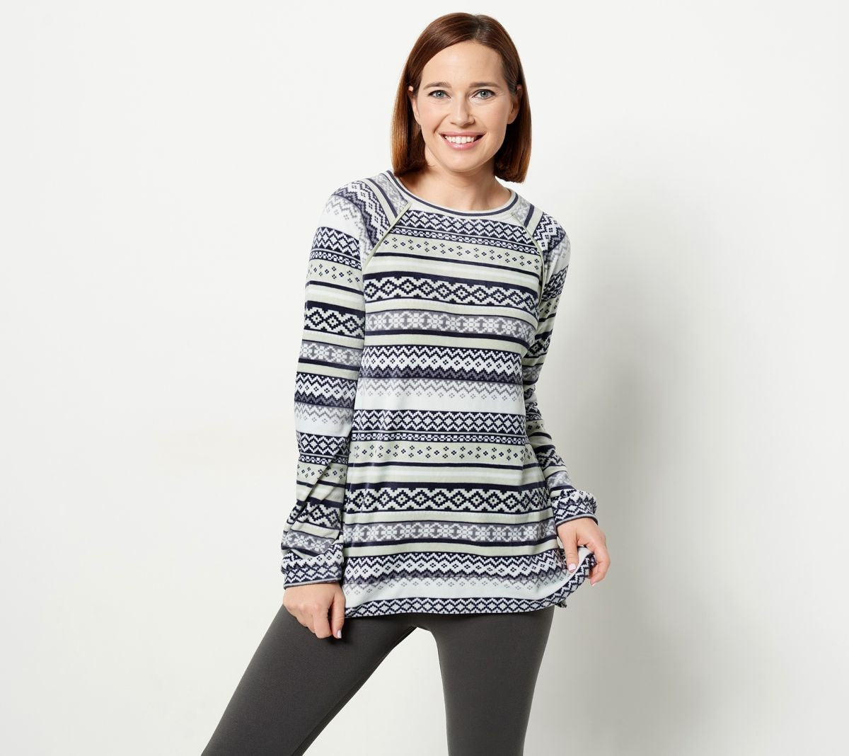 Double Plush Velour Pullover