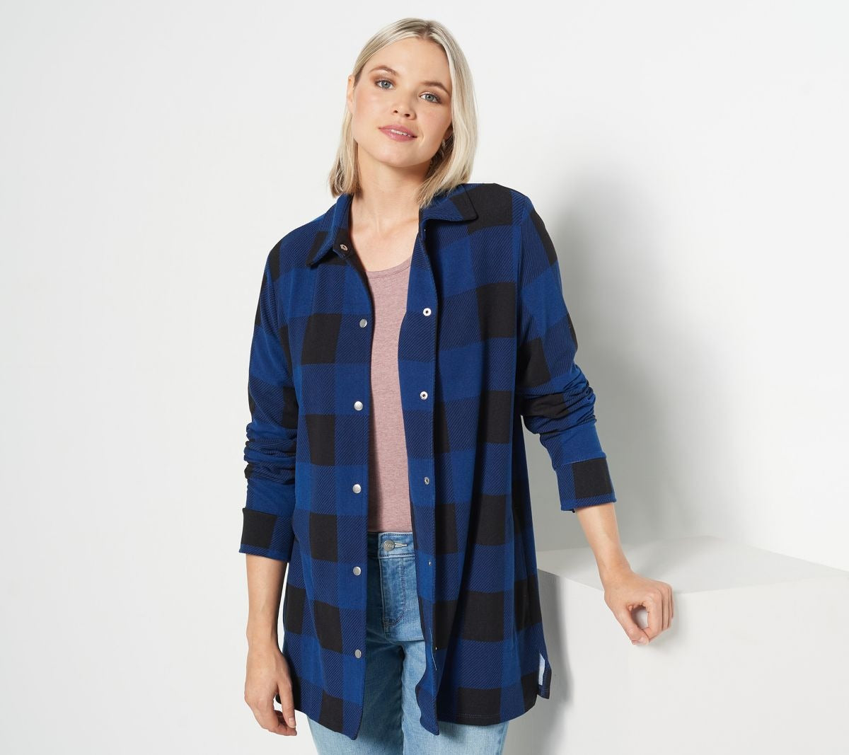 Buffalo Check Brushed Knit