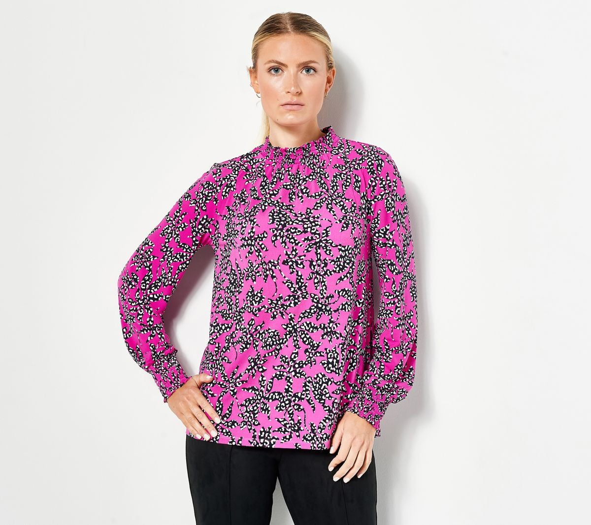 City Knit Long Sleeve Top