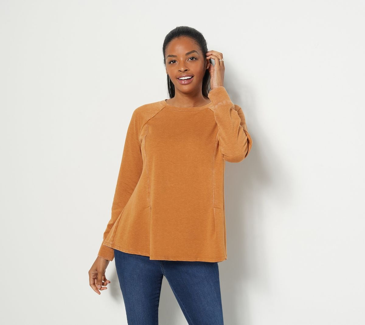 French Terry Fleece Lined Swing