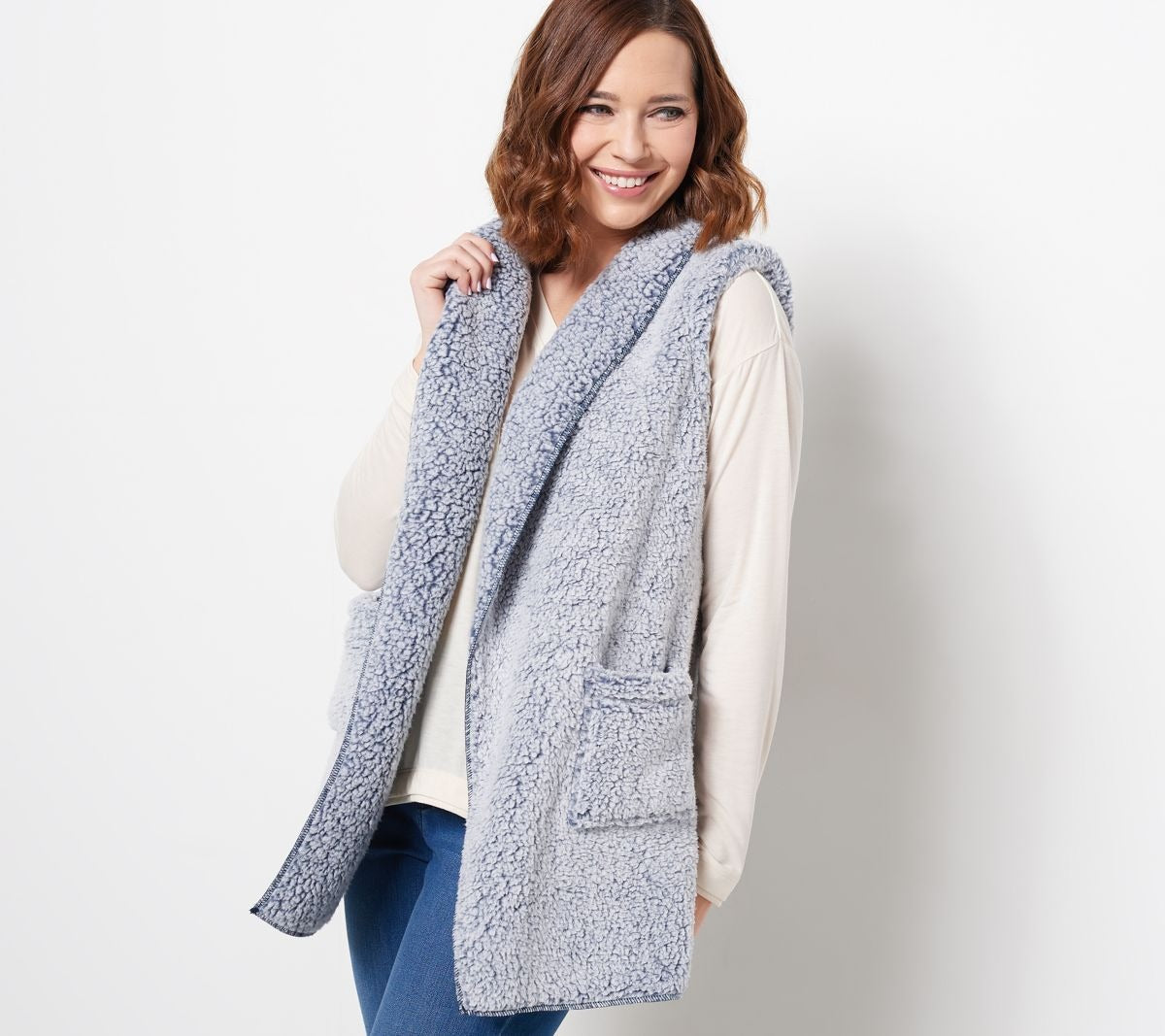 Frosted Two Tone Sherpa