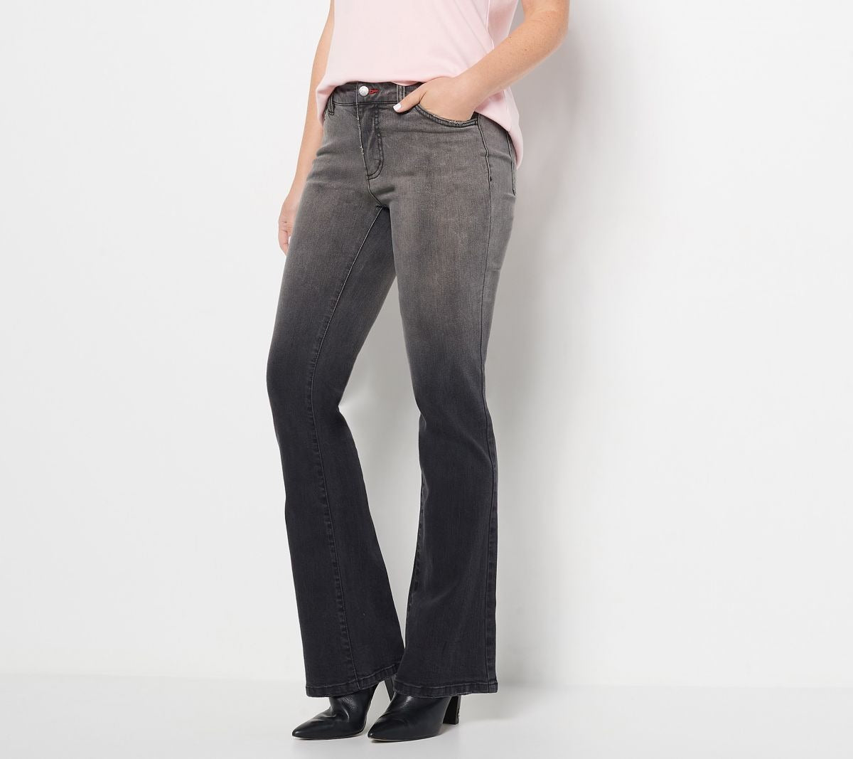 Two-Tone Petite Jeans