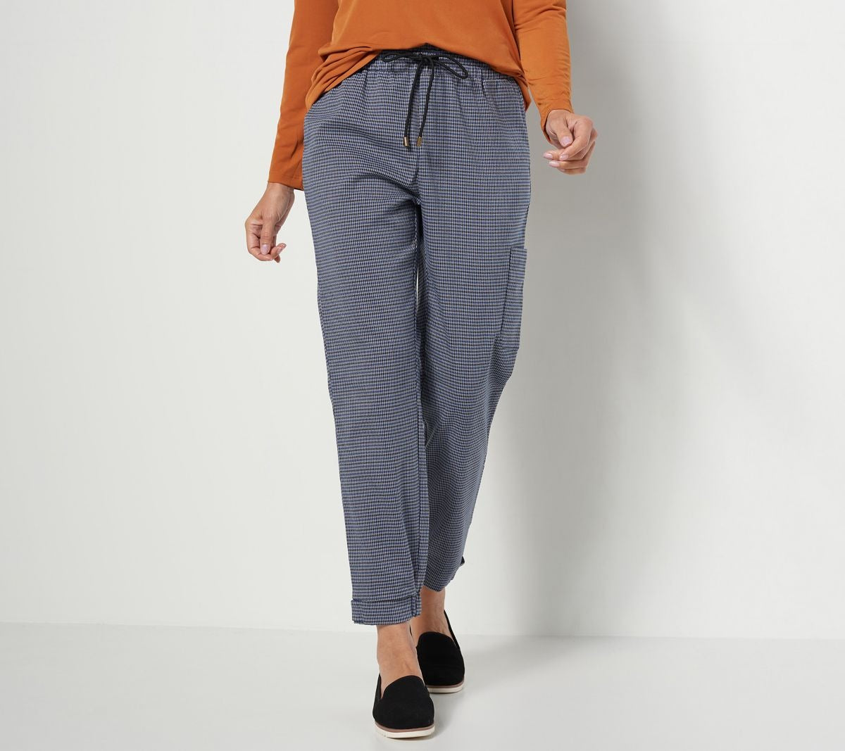 Yarn-Dyed Woven Pull-On