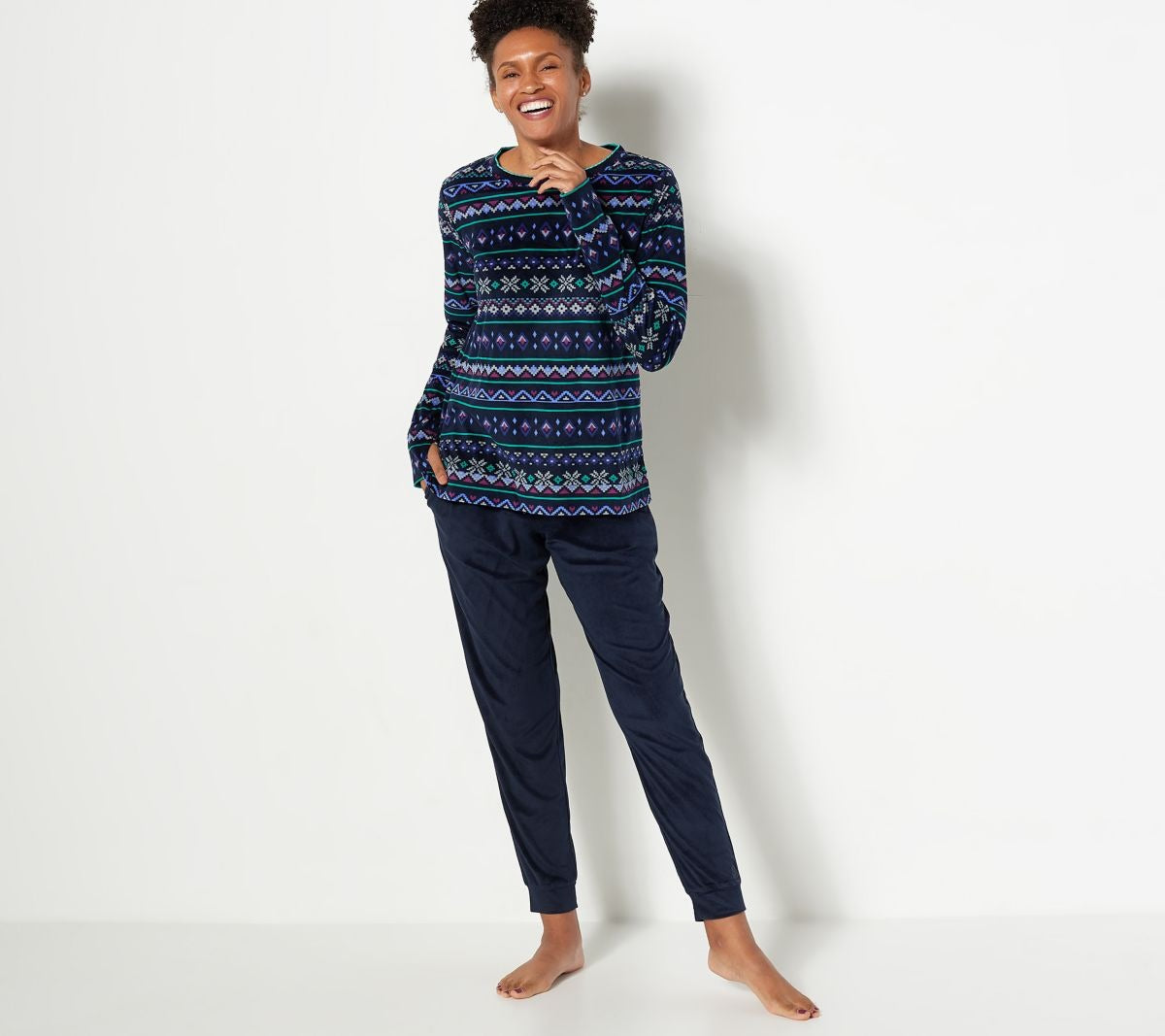 Soft Velour Fireside Lounge Set