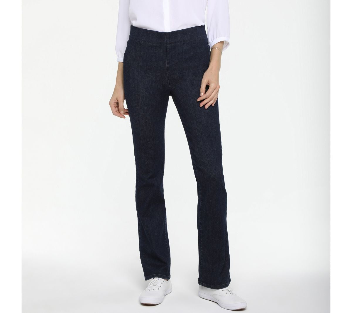 Spanspring Pull-On Slim Bootcut Jeans
