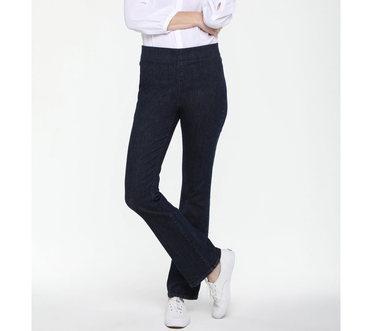 Spanspring Pull-On Slim Bootcut Jeans