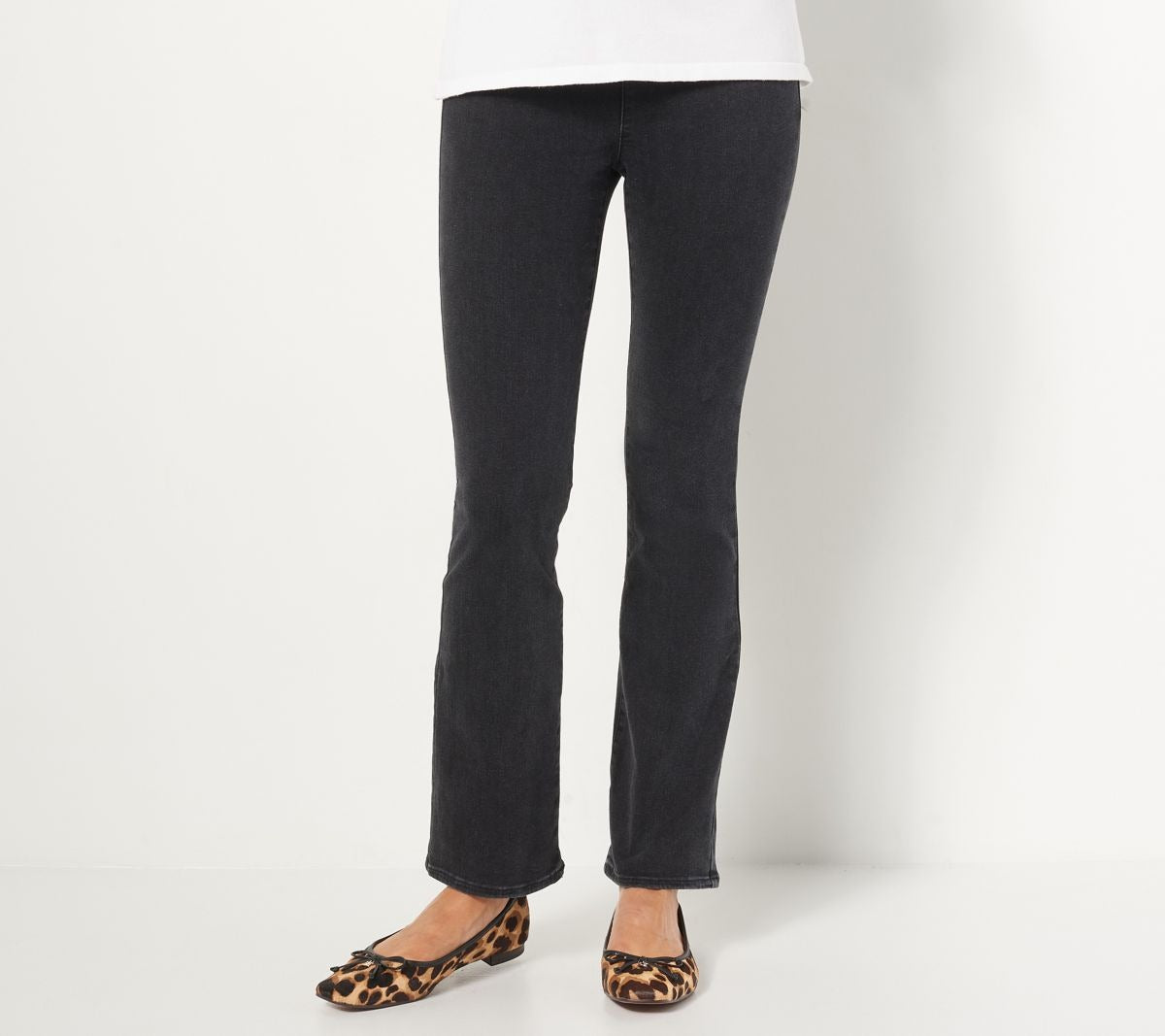 Spanspring Pull-On Slim Bootcut Jeans