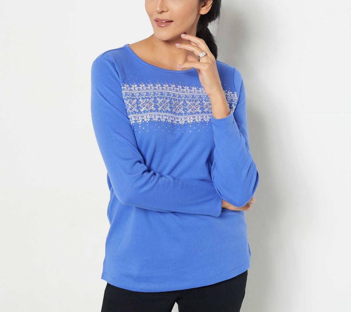 Fairisle Bling & Embroidered