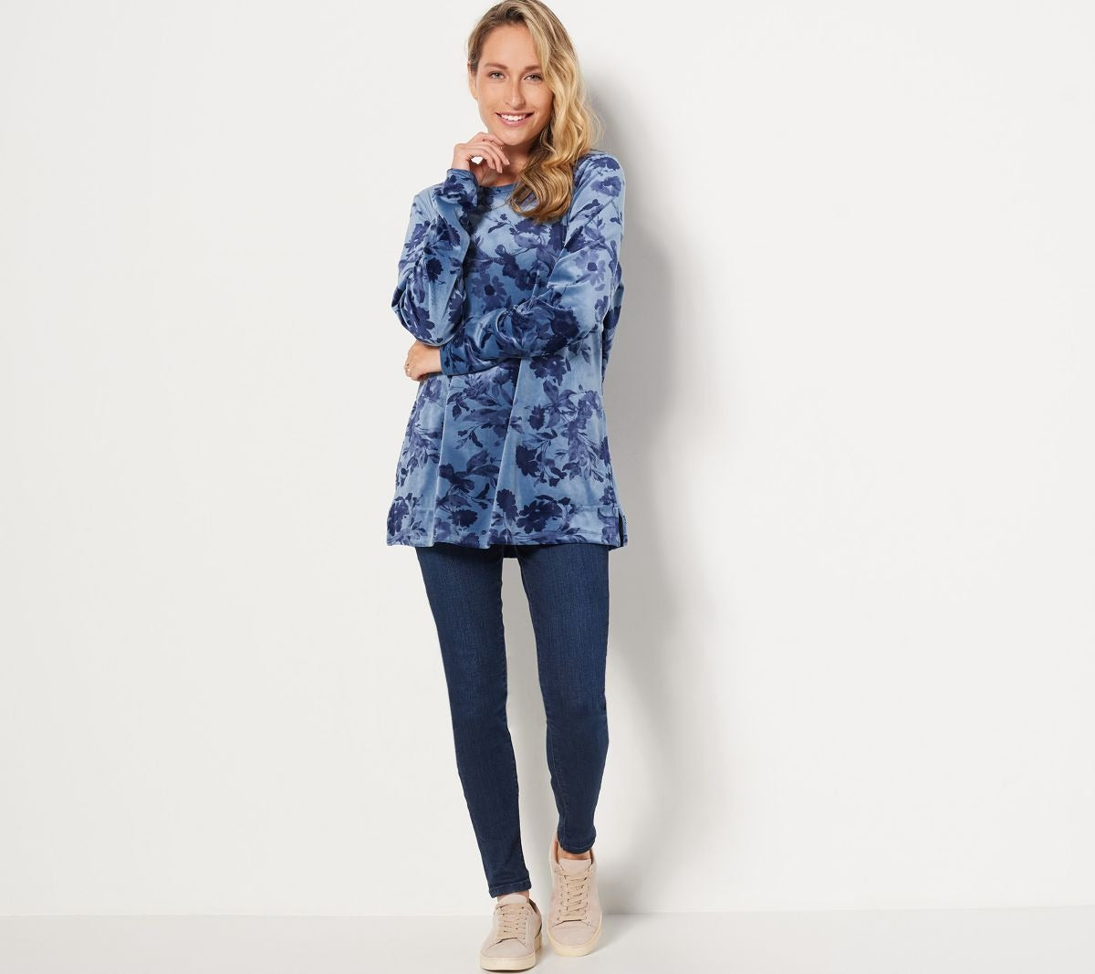 Comfort Zone Regular Printed Velour