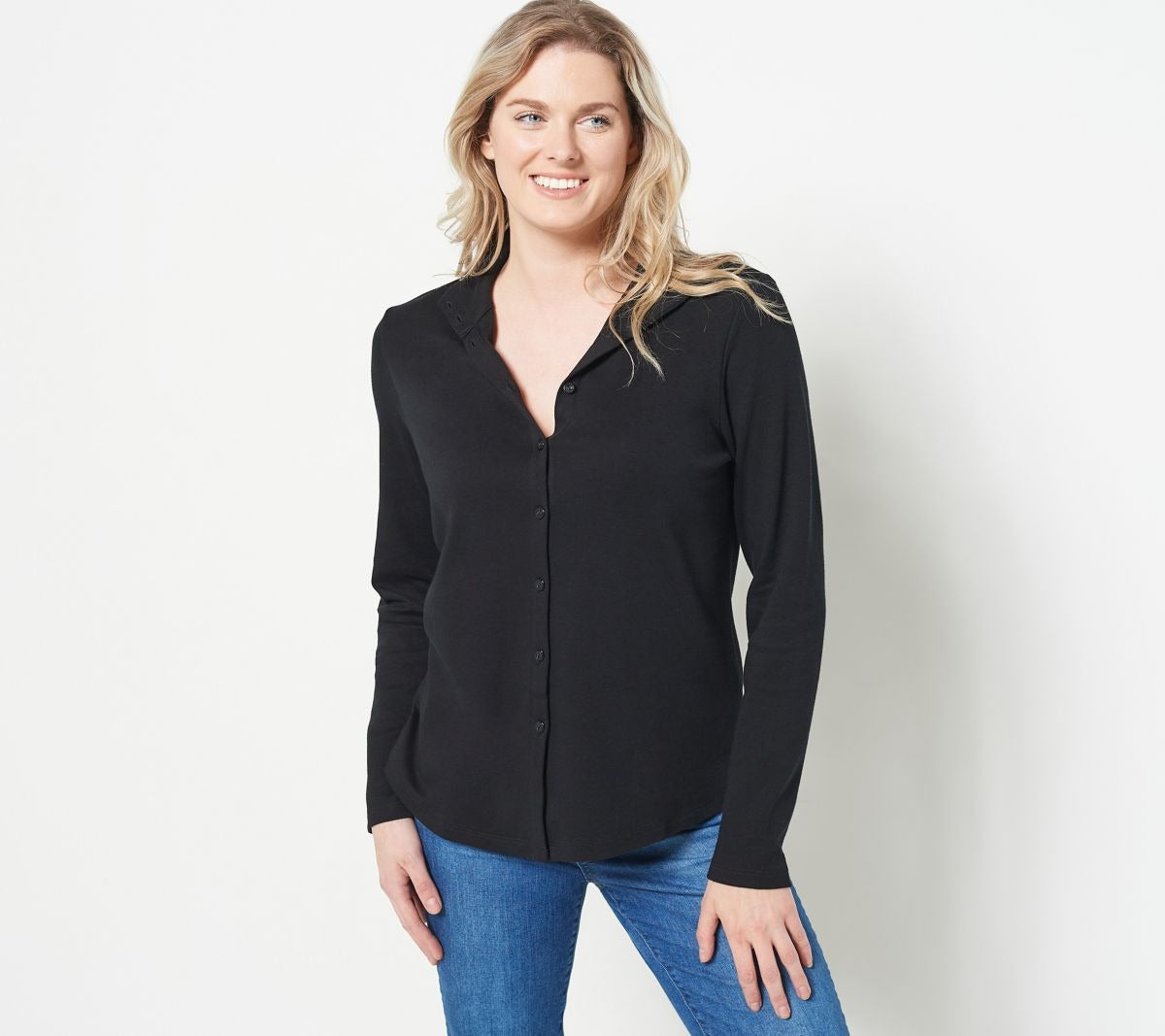 Essentials Button Front