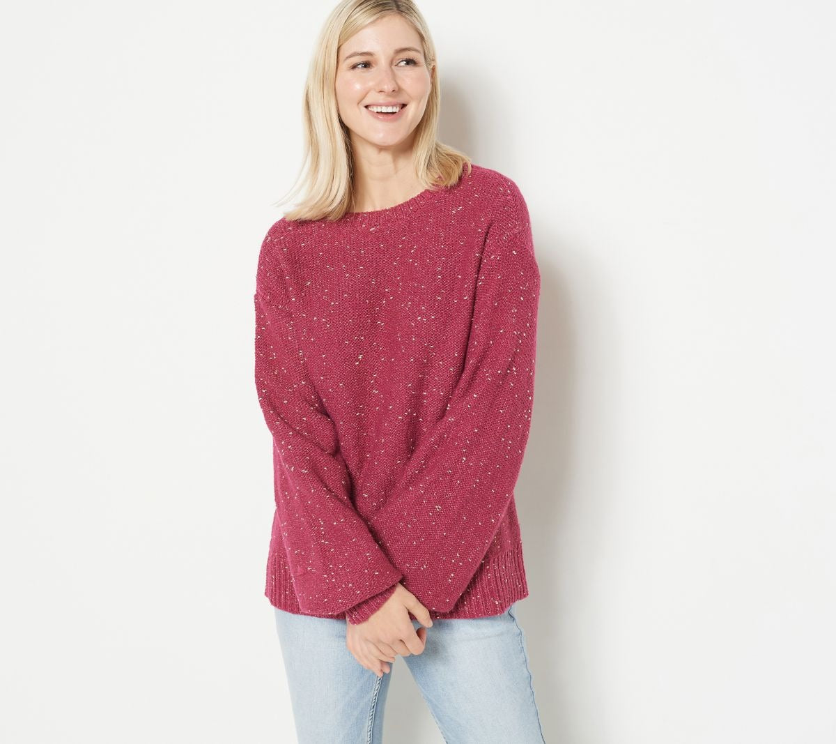 Lurex Metallic Sweater