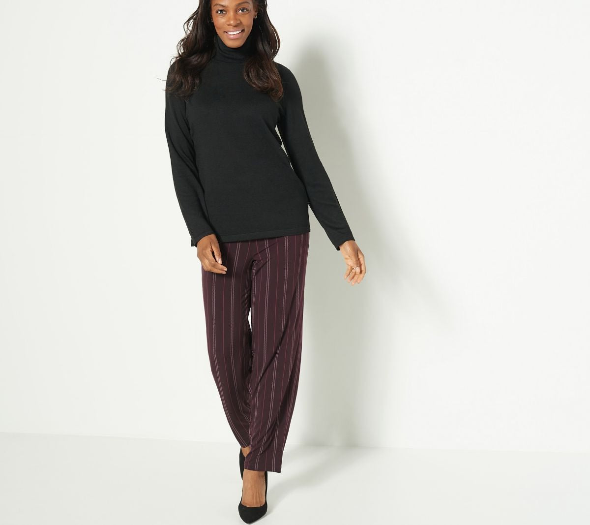 Printed Liquid Knit Straight