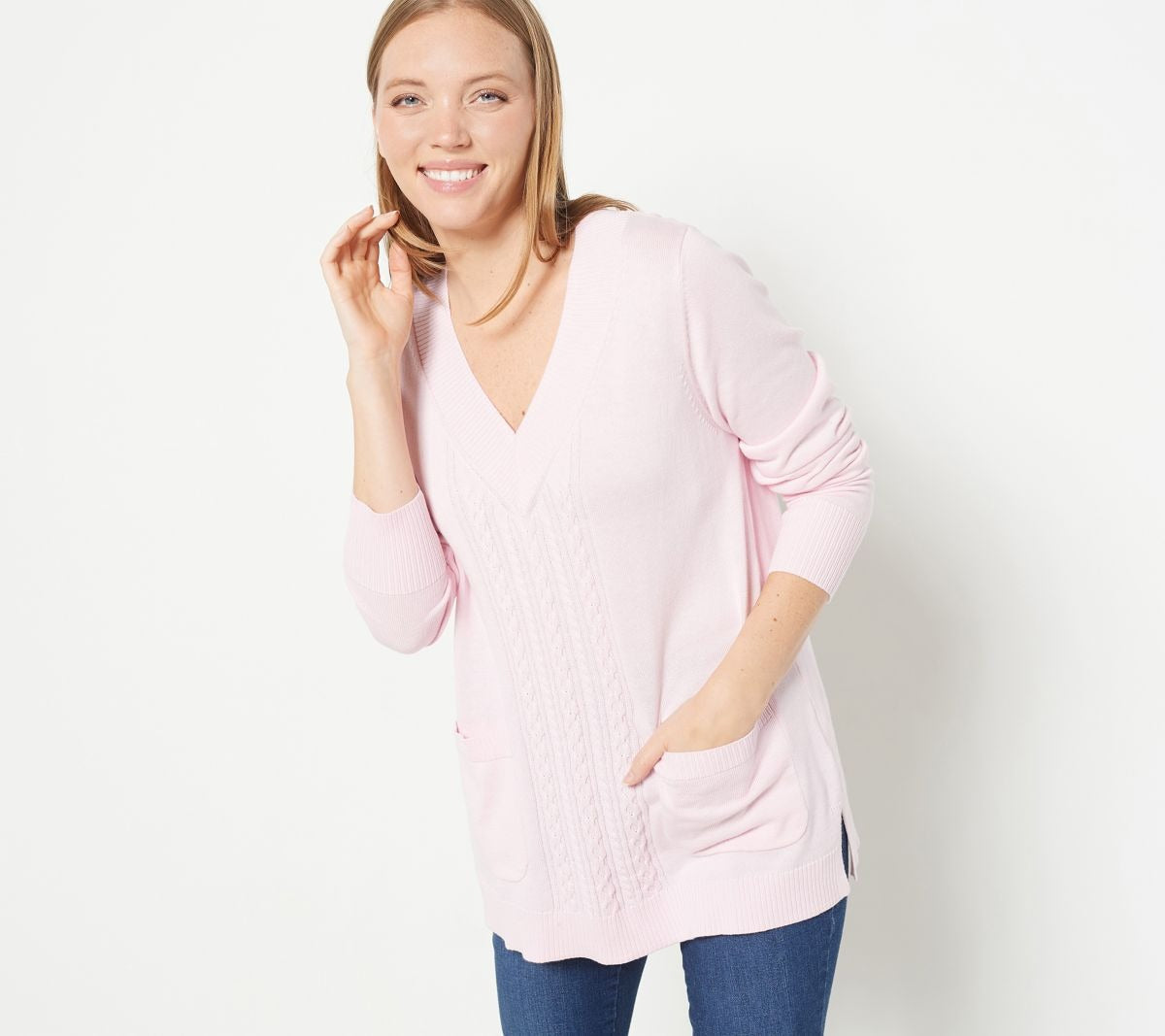 Pullover V-Neck Sweater