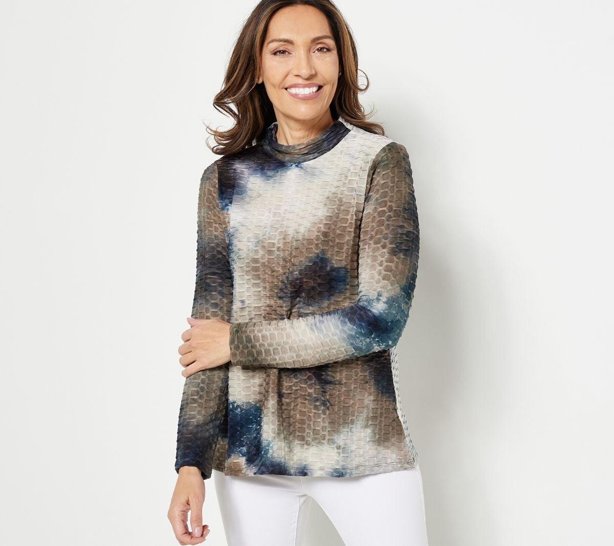 Tie-Dye Textured Knit