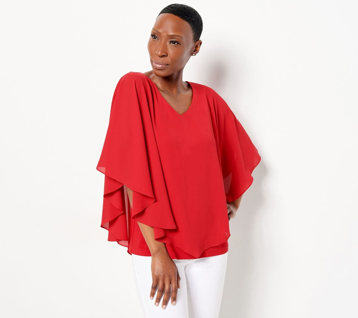 Italia Knit Top with Woven