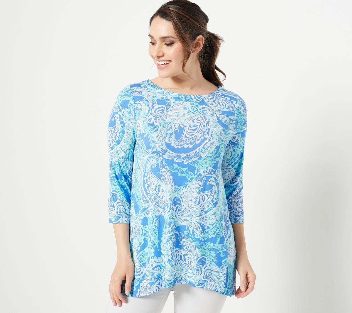 Rayon Spandex Paisley