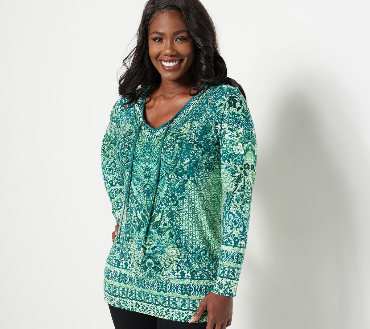 Knit Boho Top w/ Beaded